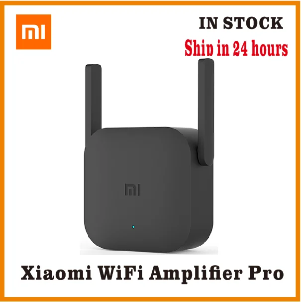 

Xiaomi Pro 300M WiFi Amplifier WiFi Repeater 2.4G Wifi Signal Extender Roteador APP Control Wifi Extender Amplificador Black