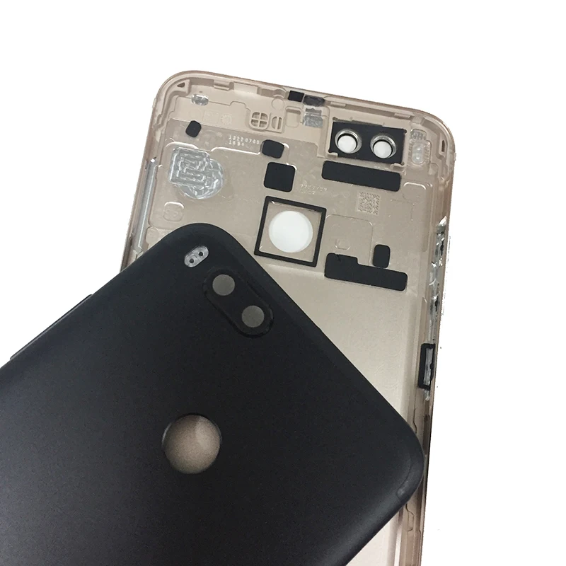 10 шт./лот чехол для аккумулятора Xiaomi Mi A1 задняя дверь крышка корпуса с объективом