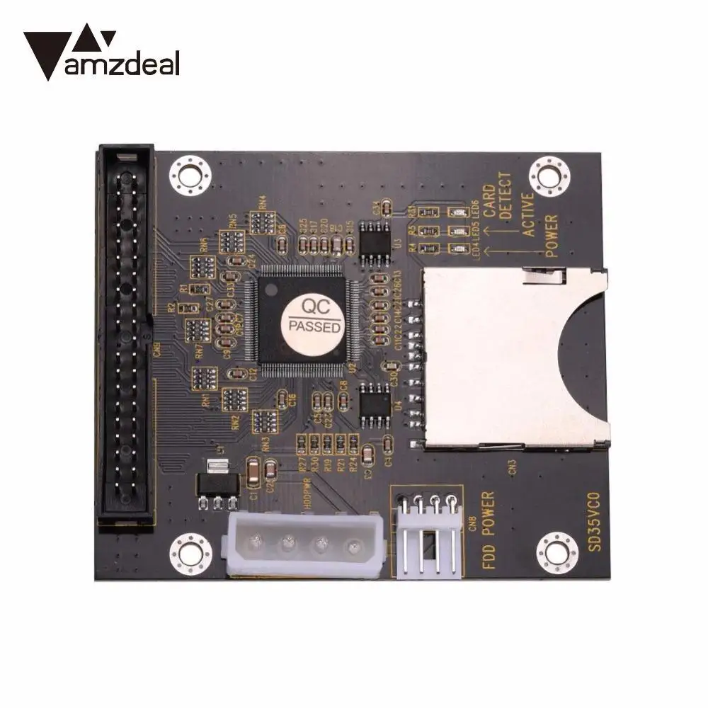 

amzdeal Computer Tablet Digital SD To 3.5" Inch 40Pin IDE Hard Disk Drive Adapter Cards