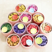 40 шт. 1 коробка благовоние для пагоды натуральные ароматические палочки Роза Тюльпан аромат башня сандаловое дерево специи+ поднос бытовые духи костюмы