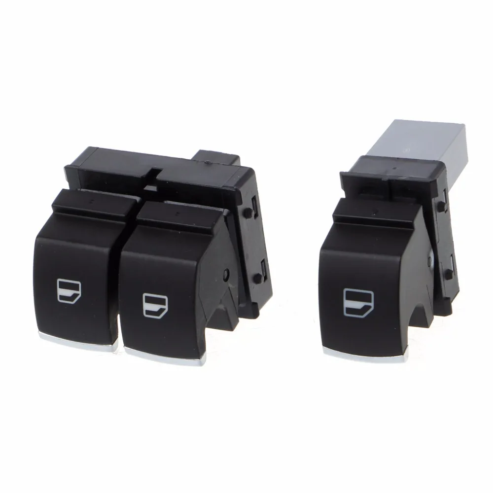 

2Pcs/set Master Single Window Switch Button For VW Passat B6 Eos Golf 5 6 R32 GTI MK5 MK6 New C45