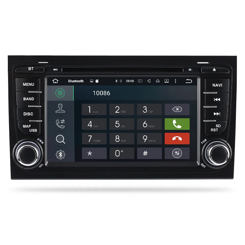 Top Android 9.0 car Radio DVD Multimedia player for Audi A4 S4 2002-2008 Auto Audio Bluetooth GPS stereo Video Navigation 13