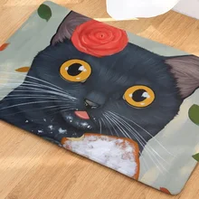 CAMMITEVER мультфильм Кот коврики для дома гостиная кухня ковры противоскользящие ковры домашний декор