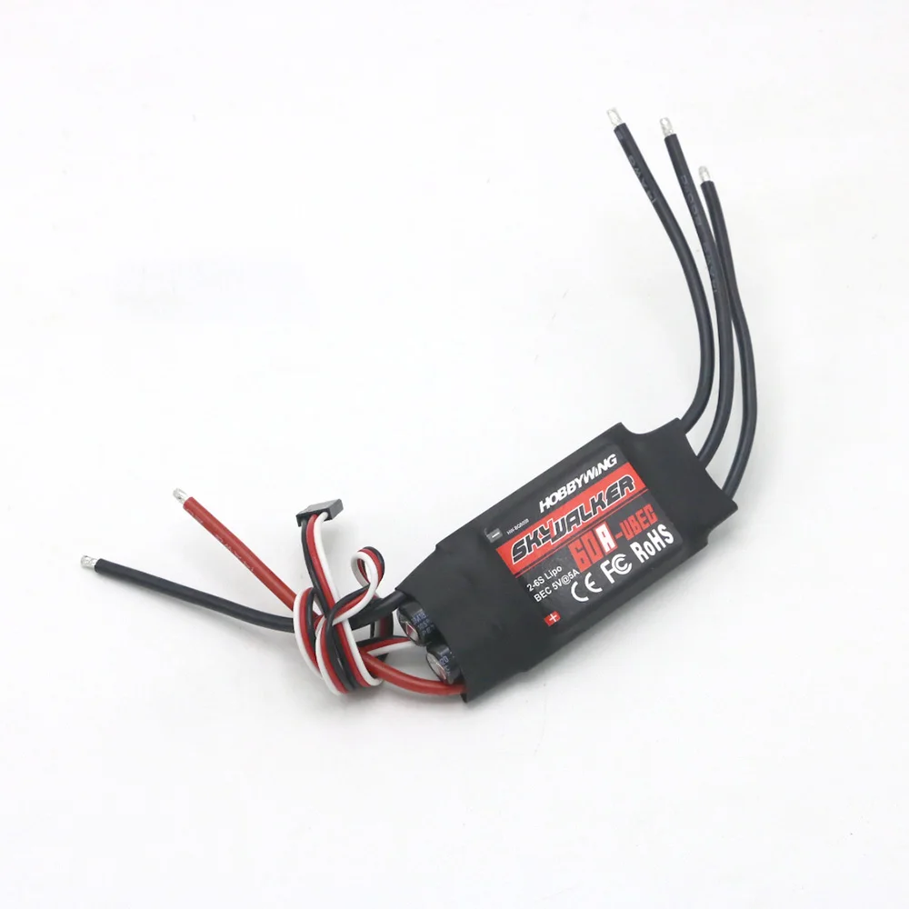100% оригинальный контроллер скорости Hobbywing SkyWalker 60A бесщеточный ESC с 5 В 3 А UBEC для