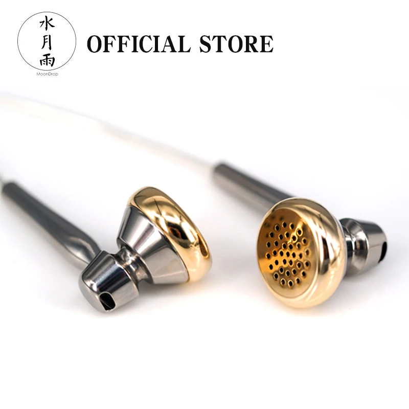 

Moondrop CHACONNE Dynamic Earphones Titanium Shell & LCP Diaphragm 3.5mm/2.5mm/4.4mm Line Type HIFI Earbuds