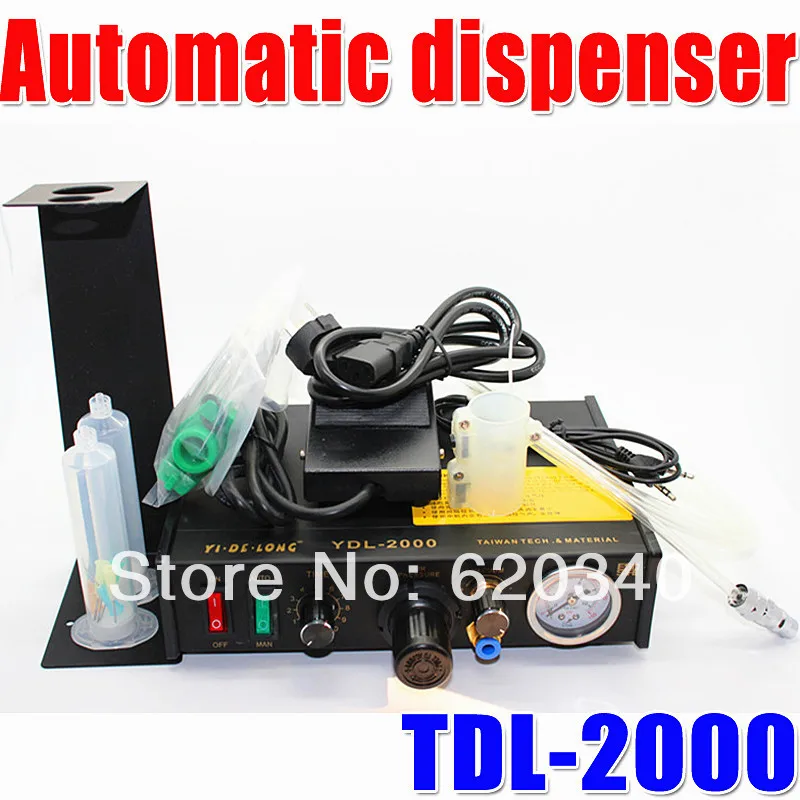

Free Shipping NEW YDL-2000 Semi-automatic Glue Dispenser/ plastic injection machine AB/UV/ SMT Solder Paste/Liquid Controller