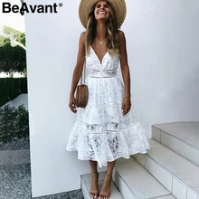 BeAvant v neck sexy lace font b summer b font font b dress b font women