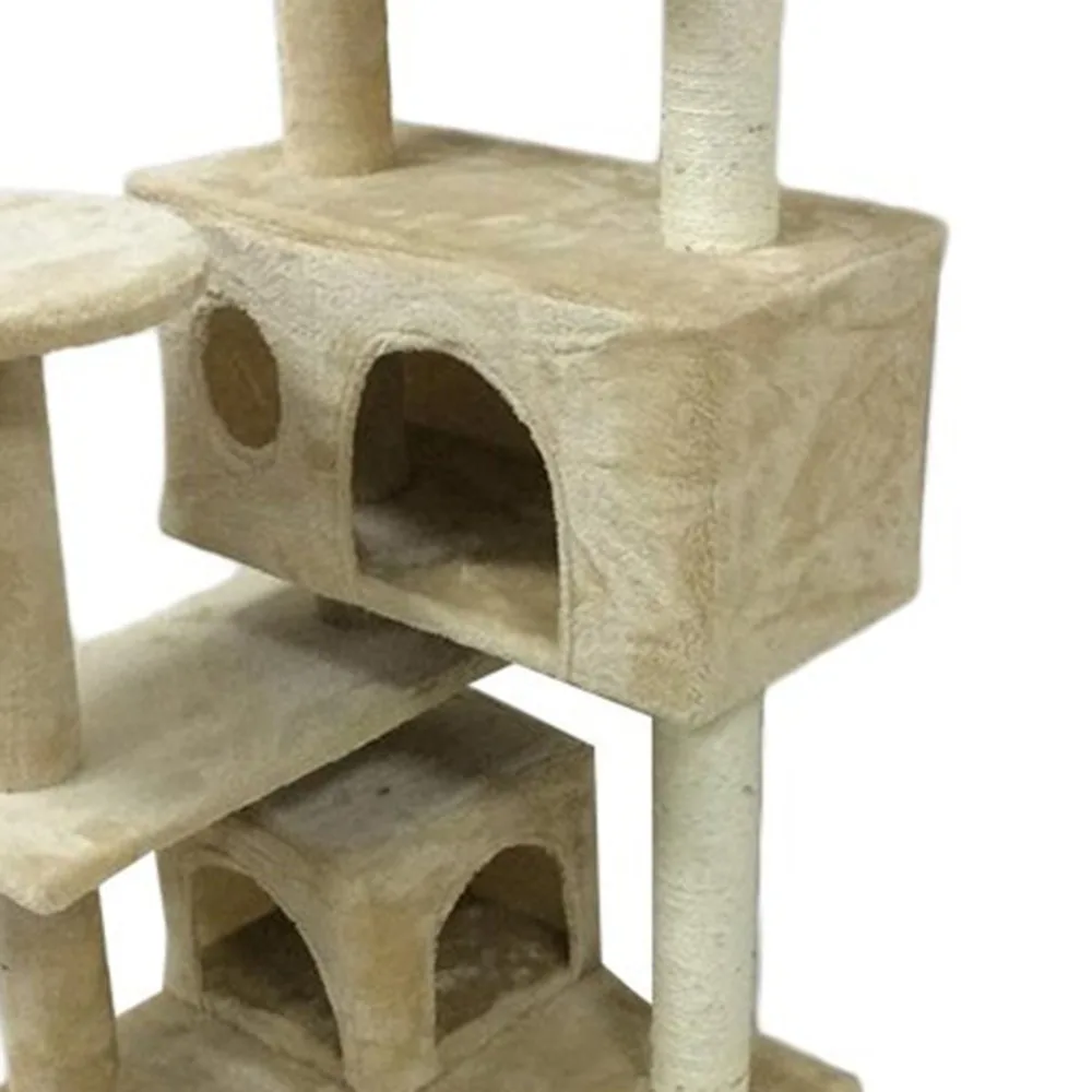 Pets Centre Toys Furnitures Kitten Cat Tree Great Cat Scratching Post Tower Climbing Tree Cat Scratch Pad Board Protecting