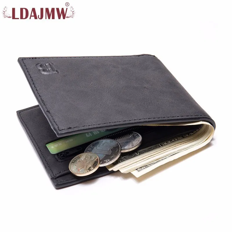 LDAJMW новые мужские кошельки Портмоне держатель для карт маленький кошелек