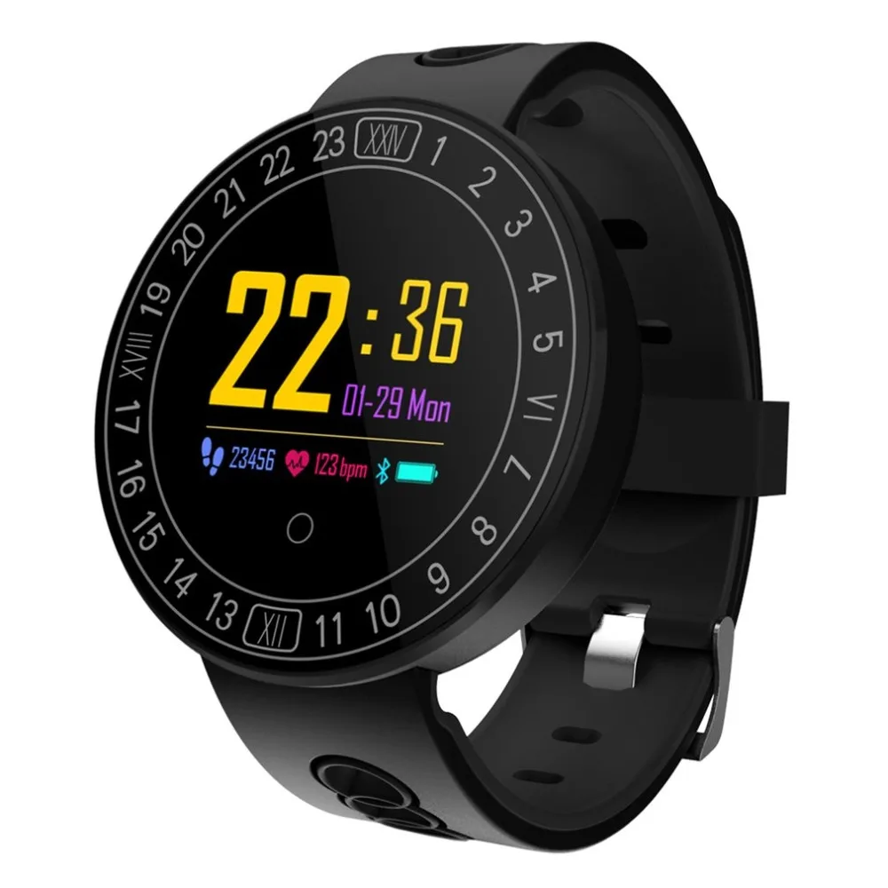 

Q8PLUS Smart Bracelet 1 Inch Color Screen Display Waterproof IP68 Intelligent Sports Watch Real-time Heart Rate Monitor