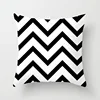 YWZN Black and White Geometric Decorative Pillowcases Polyester Throw Pillow Case Striped Geometric Pillowcase kussensloop ► Photo 2/6