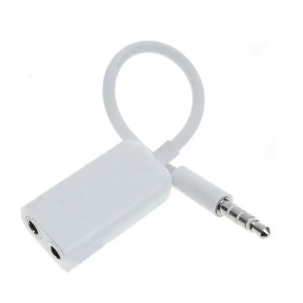 Разветвитель для наушников Kebidu 3 5 мм с двумя штекерами мм|audio splitter jack|splitter jackcable male