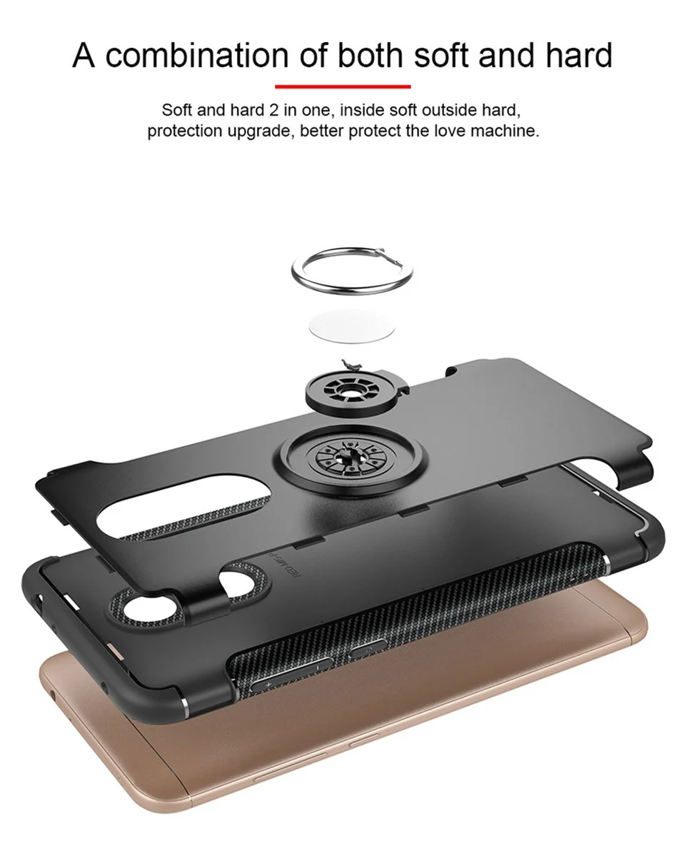for Xiomi Cases Xiaomi Redmi 5 Plus Case Ring Coque Cover for Xiaomi Redmi Note 4x 4a 3s 3 4 pro 5a prime Mi 6 A1 Mix 2 2s Case (5)