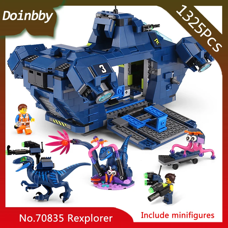 

In stock Rex's Rexplorer Compatible with Legoing Movies 2 70835 Building Blocks Educational Toys Model