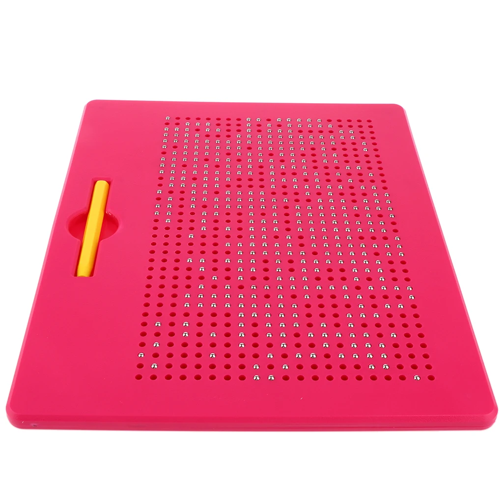 Erasable Magnetic Beads Drawing Boards Doodle Sketch Board for Writing Educational Learning Aids Number Shapes Cogniton Kids Toy