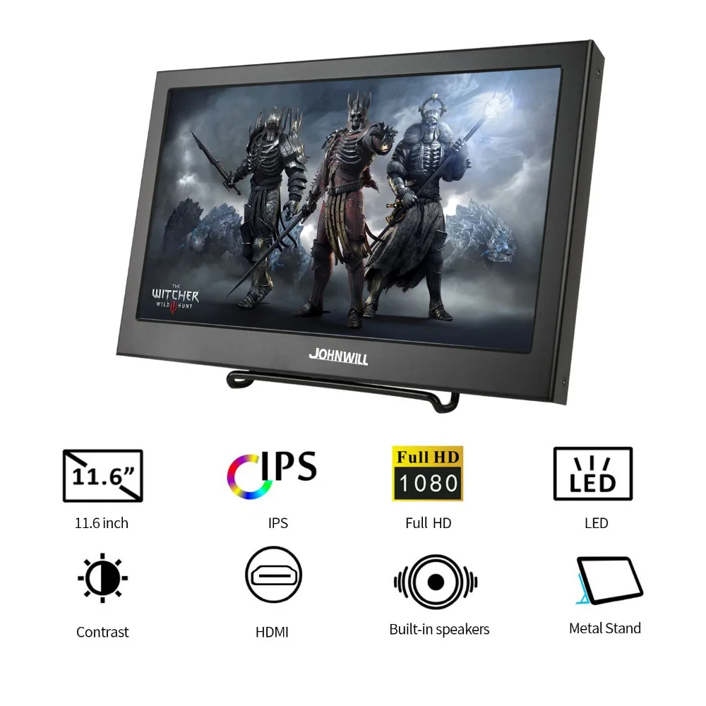 Новый 11 6 дюймовый ips HD lcd 1080 P монитор для Raspberry Pi Xbox 360 Windows мини компьютер и ТВ