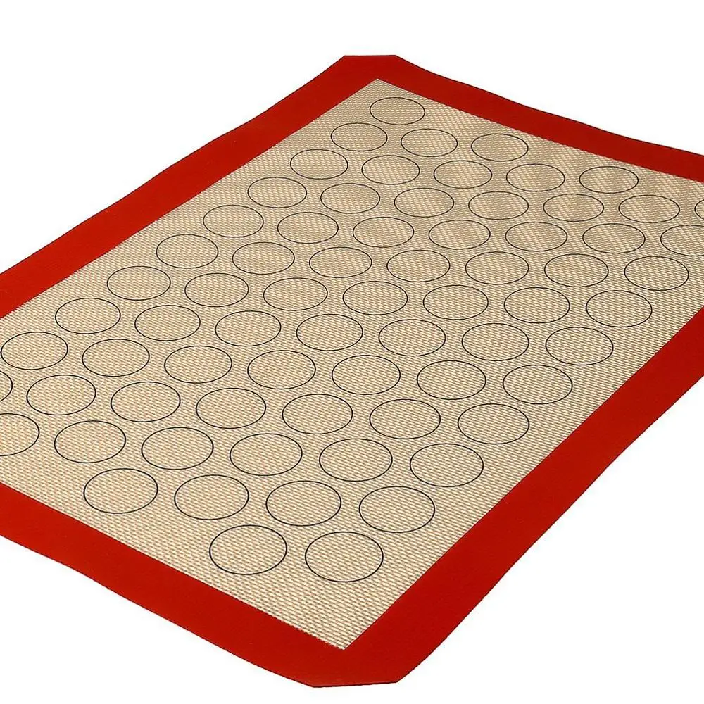 Silicone Baking Mat Silicone Macaron Baking Mat For Bake Pans Macaroon/Pastry/Cookie Making Professional Grade Nonstick