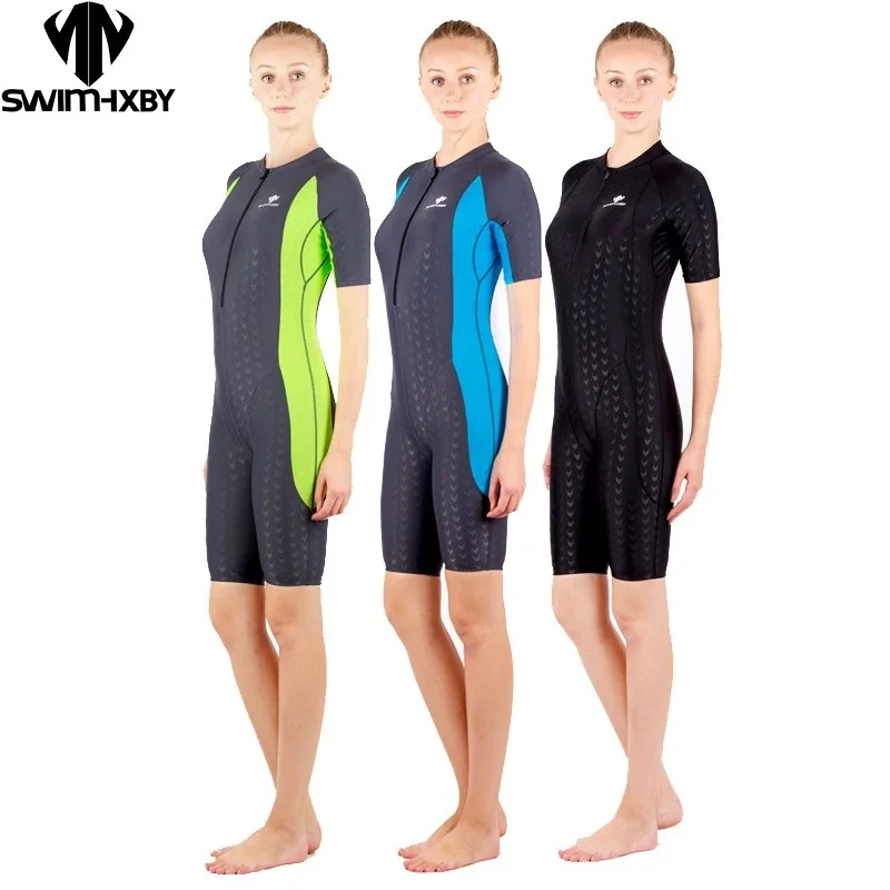 HXBYswimsuit competition swimsuits knee length female swimwear women arena swimming competitive plus size racing suit shark NEW HXBYswimsuit competition swimsuits knee length female swimwear women arena swimming competitive plus size racing suit shark NEW