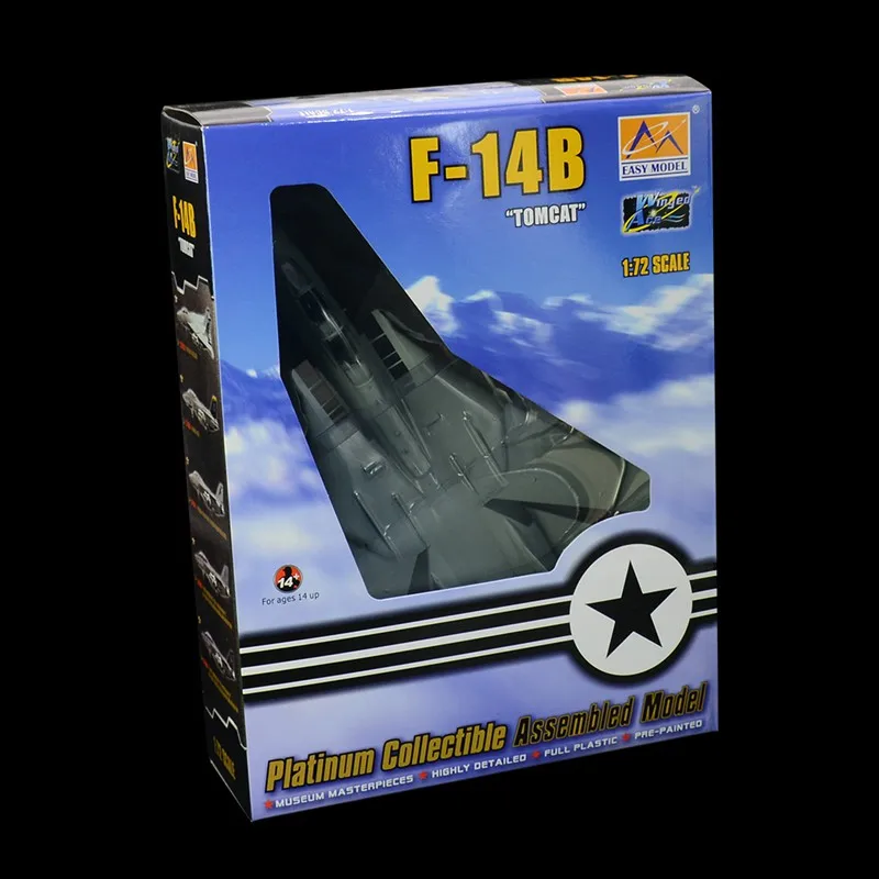 1/72 весы предварительно построенные весы F-14B Tomcat F-14 реактивный самолет хобби Коллекционная готовая пластиковая модель самолета