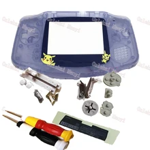 Ясный Цвет Замена объектива Корпус чехол подходит для GameboyAdvance Крест/Y отвертки Boy Advance Цвет