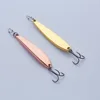 APADA Jigging 510Bullet    Treble Hook +Feather 11g 59mm Fishing Bass Lures Multicolor Metal Zinc alloy ► Photo 3/6