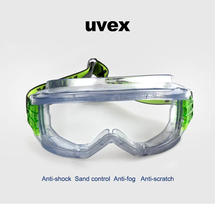 UVEX защитные очки, анти-ударные, ветрозащитные, пылезащитные очки, прозрачные очки, уличные, спортивные, для верховой езды, рабочие очки