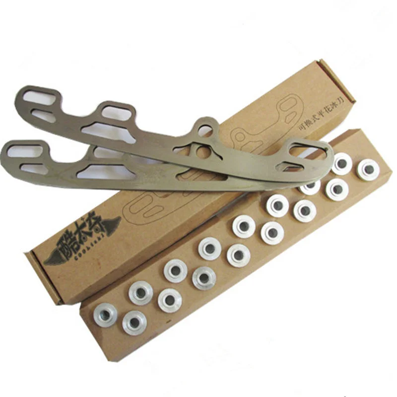 Ролик льда лезвия для коньков Cooltaki обувь лезвие многоцелевой мяч точилка скейт