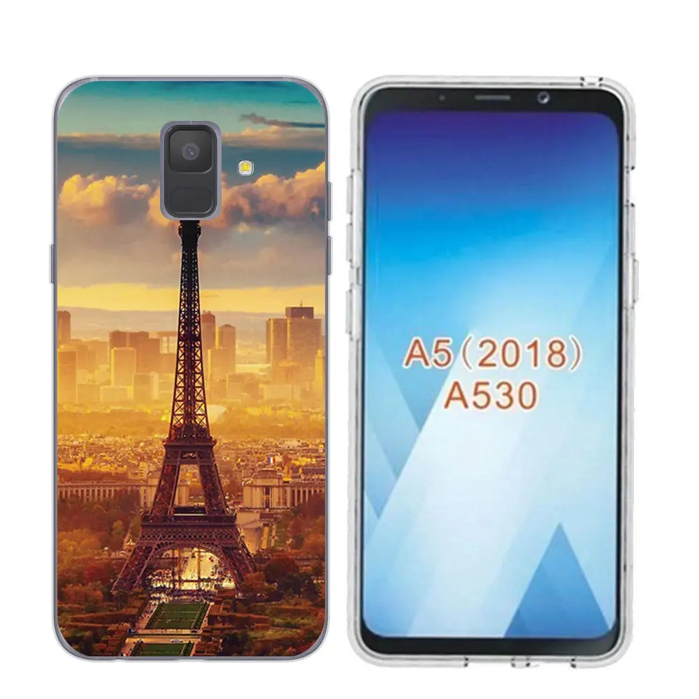 Arvin Clear Soft TPU Case FOR Samsung A5 Paniting Case FOR Samsung A3 A7 A8 Fashion Back Protective Phone Cover FOR A6 Plus 2018 (5)