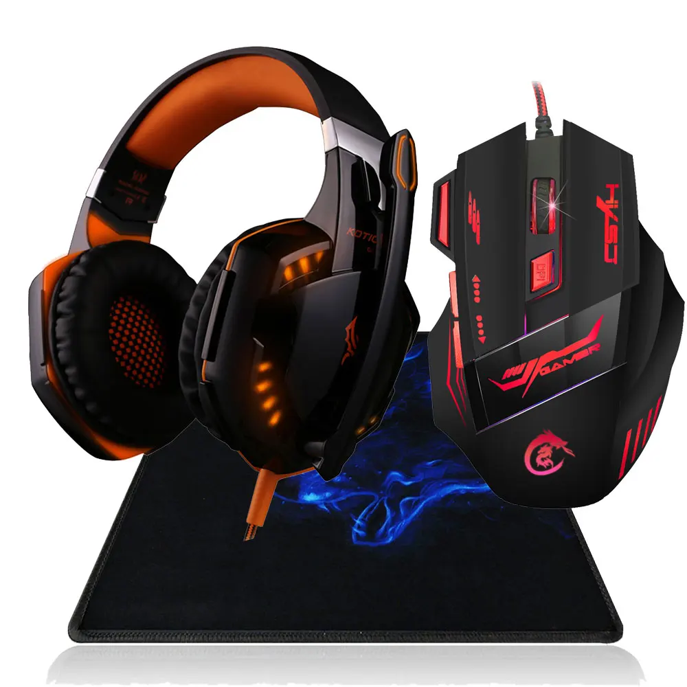 Игровая мышь 5500 DPI USB Проводная оптическая игровая регулируемые 7 кнопок цветная