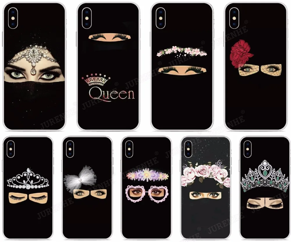 

Muslim Islamic Girl Eye Phone Case For BQ Aquaris M5 E5 E6 M5.5 X5 Plus For Blackberry Z10 Z30 Q10 For Sony Z E4 C3 C4 M5 Cover