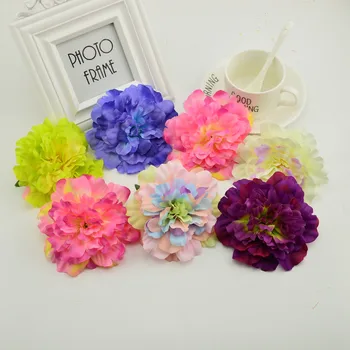 

11cm artificial flower cheap Wedding accessories decoration for the garden make door wreath flower wall diy silk roses head fake