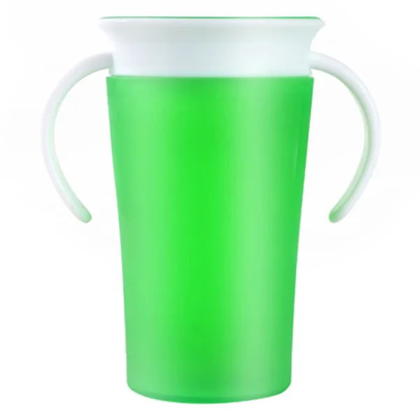 Yellow Green Детская питьевая бутылка для воды feedkid анти-разлива узнать напиток чашка с ручкой кружка-непроливайка кормления детей Magic Герметичная Бутылка Z30 - Цвет: Yellow Green