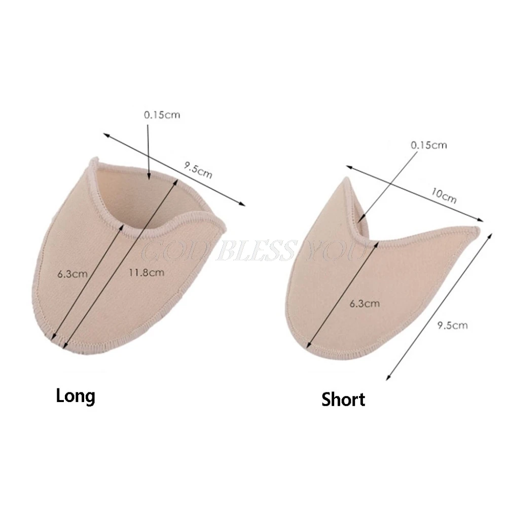 1 пара балетных танцев Tiptoe Toe колпачки защитные подушечки для ног инструмент для ухода за ногами для танцев, бега, пеших прогулок, езды на велосипеде