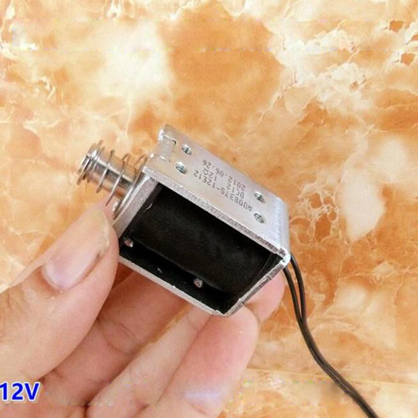 Dc12V Магнитный электромагнитный пуш ап и потяните с открытой рамкой Электромагнит