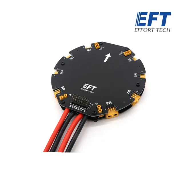 $61.6  EFT Large Current Power Distribution Board PDB Management Module 12S 480A BackwardF for DIY Agricul