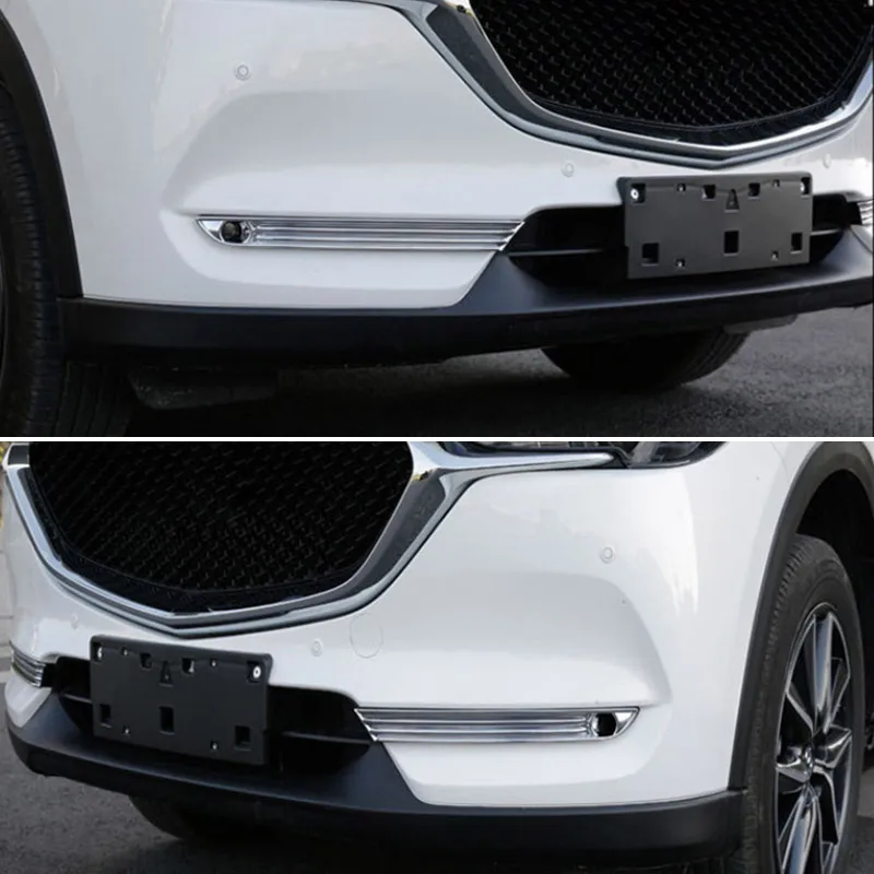 Vtear для мазда сх5 CX 5 2017 2018 аксессуары передних и задних противотуманных фар крышка