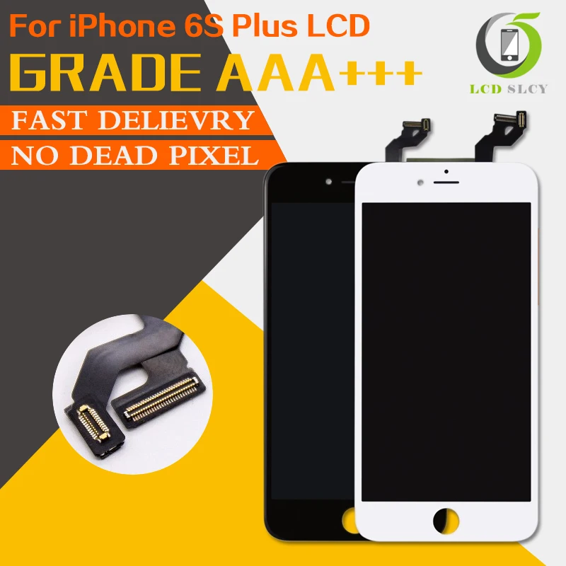 100% Test AAA++ For iPhone 6S Plus LCD Pantalla Screen Good 3D Touch Display Assembly Replacement screen free Tempered film+Tool