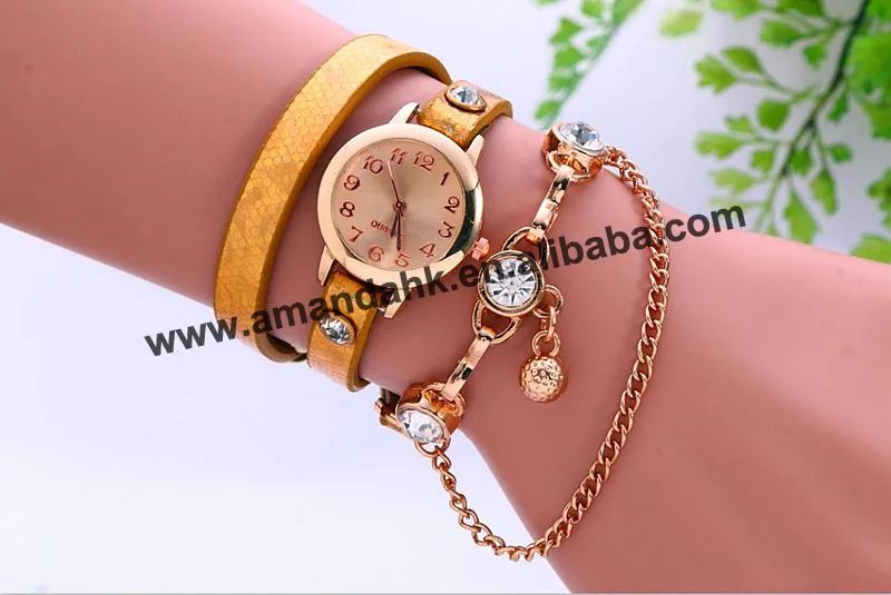 Высокая креативные модные наручные кварцевые часы женские кожаные металлический браслет смотреть путешествия Горячие повседневные кварцевые наручные часы