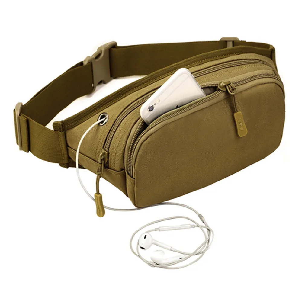 2018 Для мужчин Водонепроницаемый 1000D нейлон слинг Грудь Fanny Pack сумка талии Хип бум