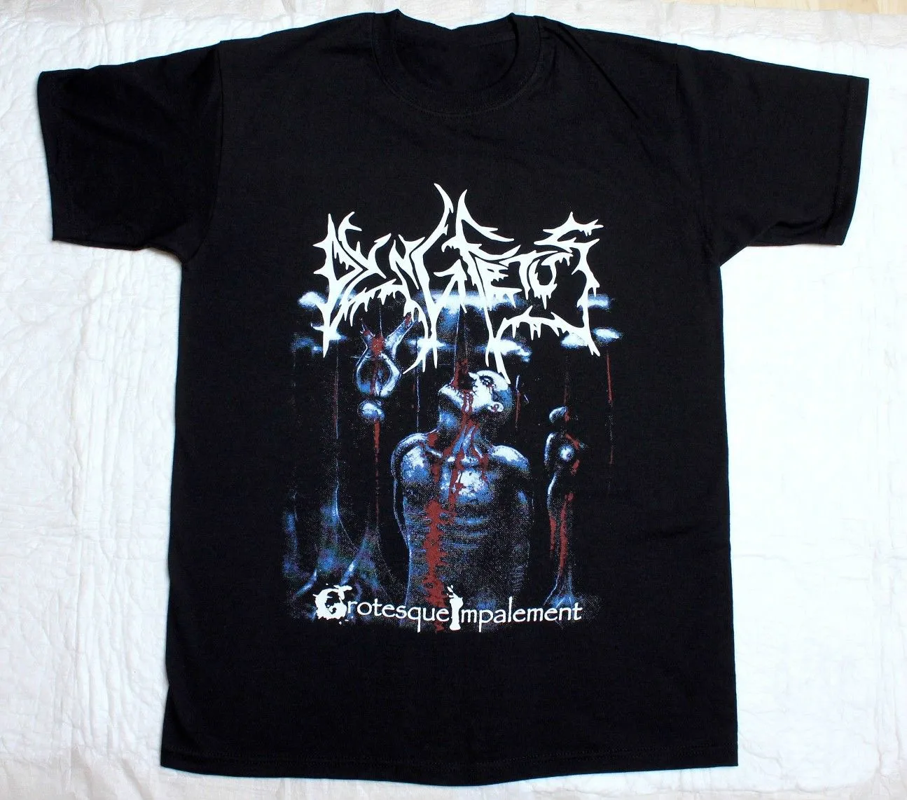 Умирает плод гротеск сажать Для мужчин футболка DEATH METAL GRINDCORE Новая Черная рукава