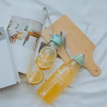 Fashion Fresh Transparent Drop-Proof 520ml Portable Simple Plastic Water Cup Sports Fitness Running Water Bottle u pick fashion fresh transparent water repellent cosmetic bags