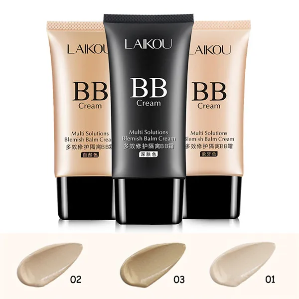 BB крем консилер Foundation изоляция солнцезащитный крем отбеливающий макияж - Цвет: A02