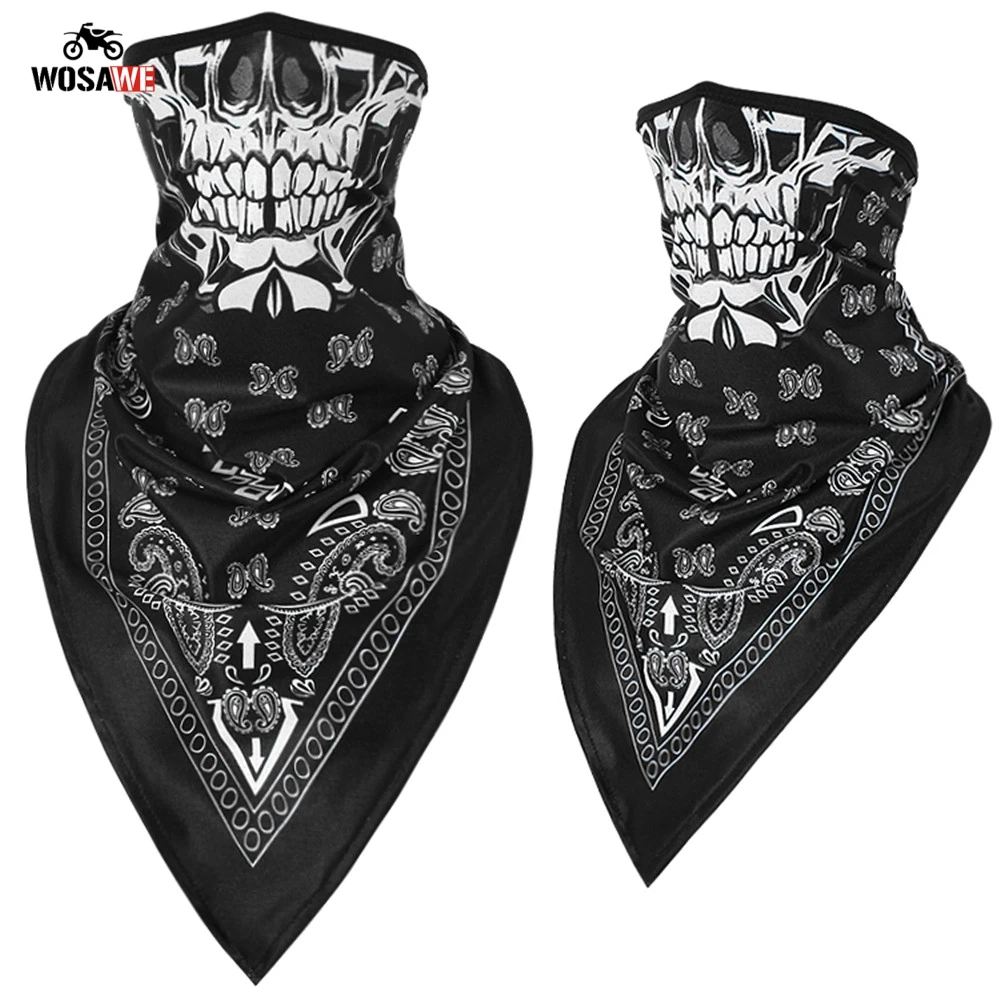 

3D Skull Magic Motorcycle Face Mask Neck Warmer Face Shield Warmer Balaclava Scarf Outdoor Bike Skiing Fishing Bandana Men Women