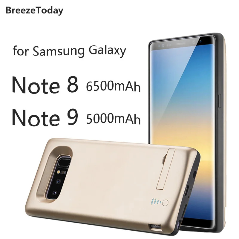 Battery Charger Case Charging Power Case Battery Case 5000 6500mAh For Samsung Galaxy Note 8 Note 9 Power Bank чехол аккумулятор