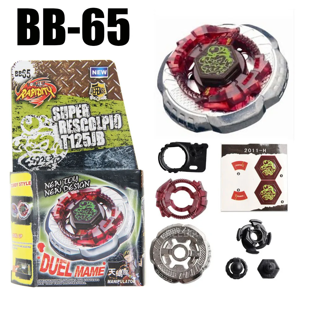 

B-X TOUPIE BURST BEYBLADE Spinning Top Rock Scorpio / Rock Escolpio Metal Fusion 4D BB-65 Spinning Top Drop shopping