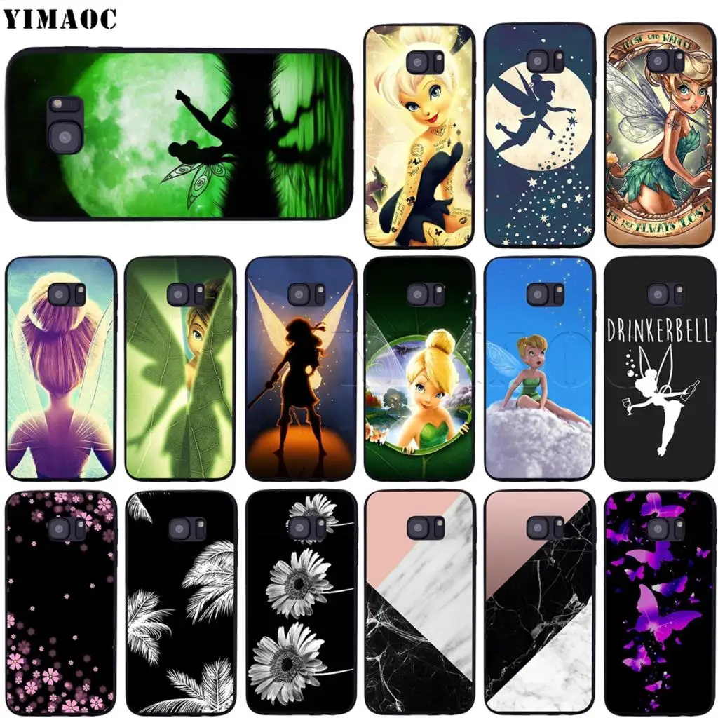 

YIMAOC Tinker Bell Tinkerbell Case for Samsung Galaxy A7 A8 A9 A10 A20 A30 A40 A50 A70 M10 M20 M30 S10e J6 Plus