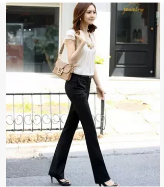 Fashion 2018 Women Pants Spring Summer Plus Size Formal Ol Pant Casual Slim Work Wear Western Style High Waist In Capris From Fashion 2018 Women Pants Spring Summer Plus Size Formal Ol Pant Casual Slim Work Wear Western Style High Waist In Capris From