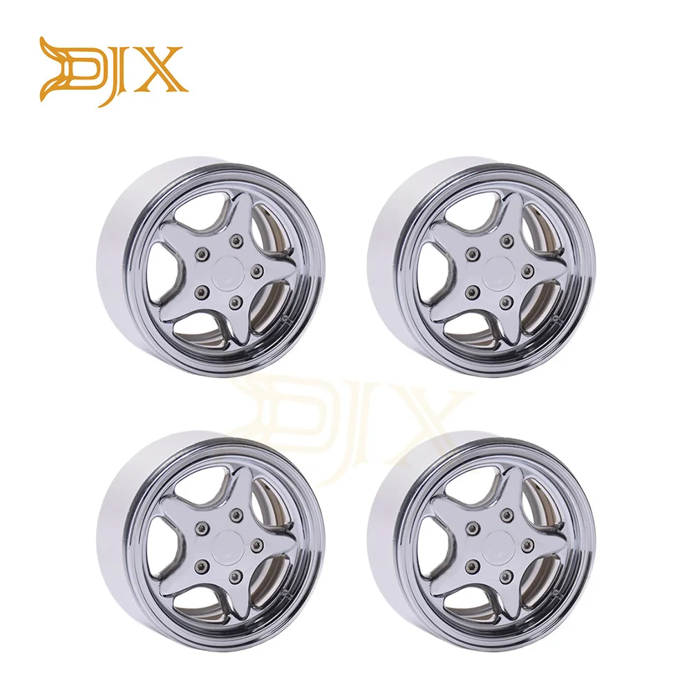 4 шт матовые серебряные 1 9 Beadlock колеса диски для 1/10 RC Гусеничный осевой SCX10 II 90046