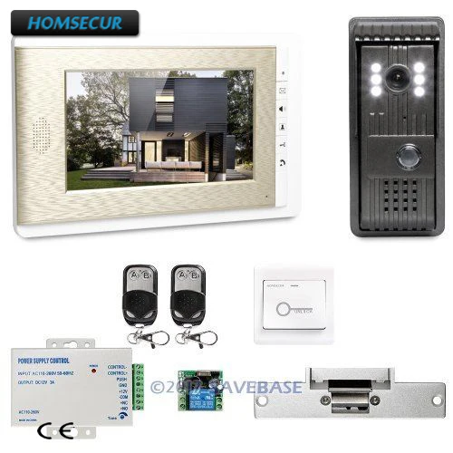 7" Video Door Entry Call System HOMSECUR with Dual way