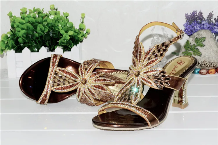Womens Shoes High Fashion Summer New Elegant Pumps Diamond Open-toed Stilettos Sandals Heels Online Shopping High Quality10